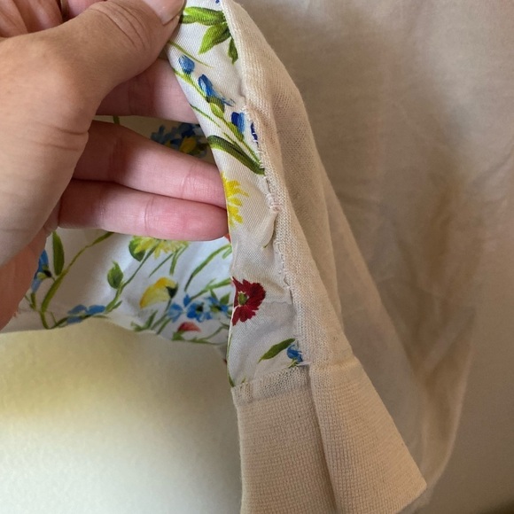 Escada women’s floral silk, feel blouse size extra small top business casual - Picture 4 of 7